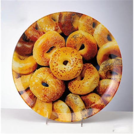 Rite Lite 12 in. Round Glass Bagel Plate, 3PK SBGL-2